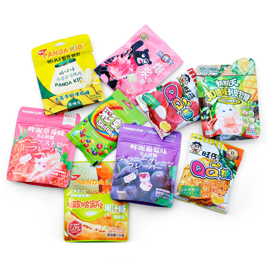 Exotic Asian Candy Bundle, 8 Single Packs